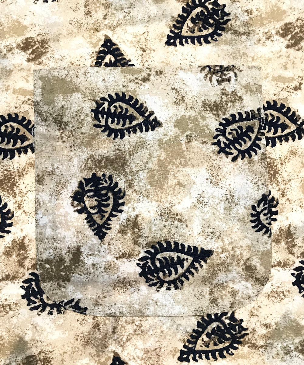 Munsingwear 半袖柄シャツ