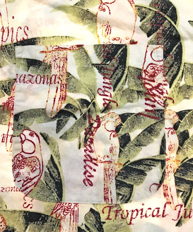 puritan 半袖柄シャツ