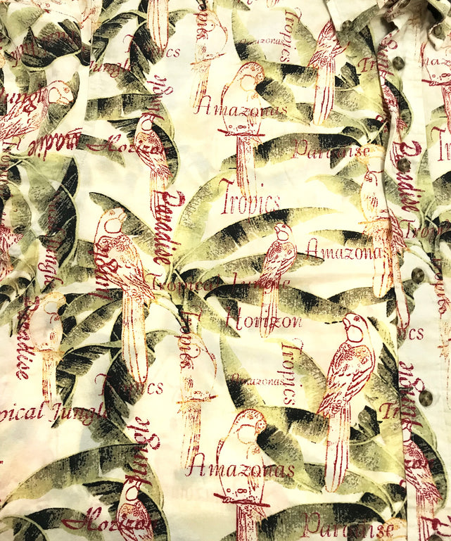 puritan 半袖柄シャツ