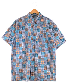 A LA FOLIE 半袖柄シャツ クレイジーパターン