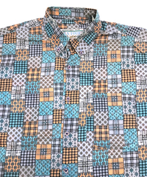 A LA FOLIE 半袖柄シャツ クレイジーパターン