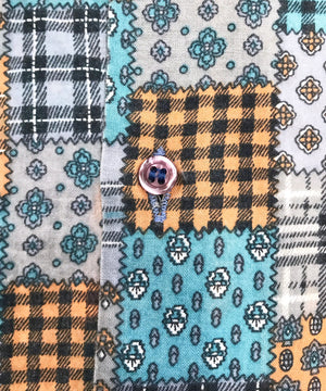 A LA FOLIE 半袖柄シャツ クレイジーパターン