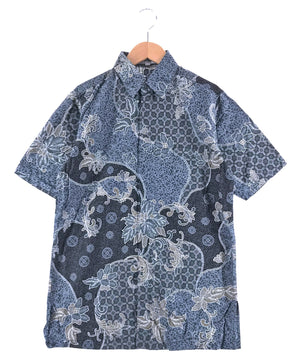 Batik Keris 半袖柄シャツ