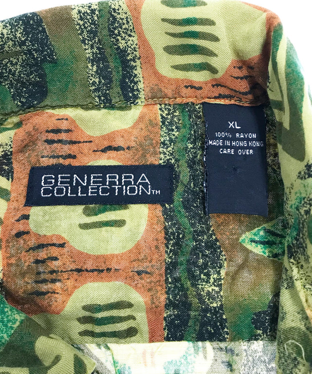 GENERRA COLLECTION 半袖柄シャツ