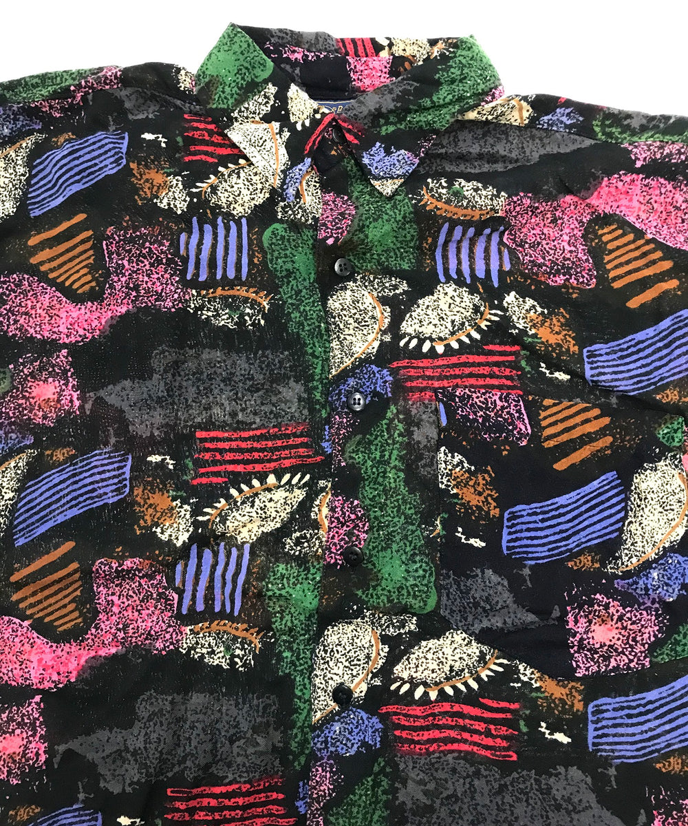 BAHAMA BAY CLUB 半袖柄シャツ