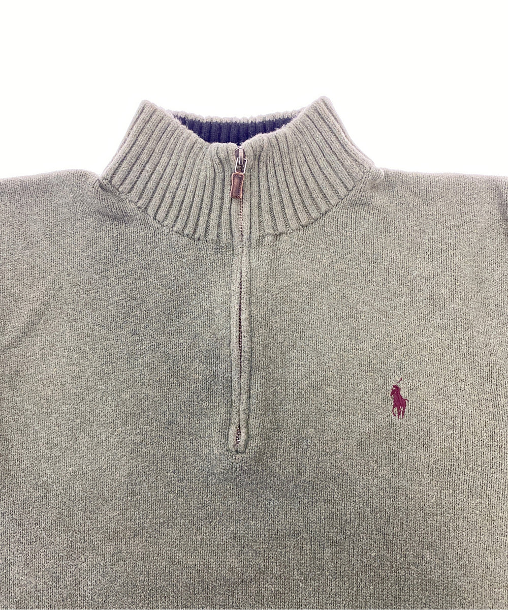 Ralph LaurenブランドハーフZIPニット