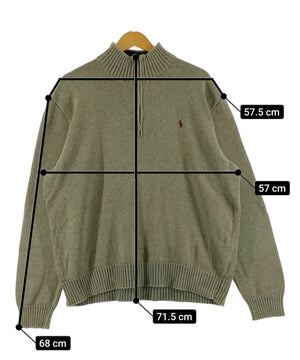 Ralph LaurenブランドハーフZIPニット