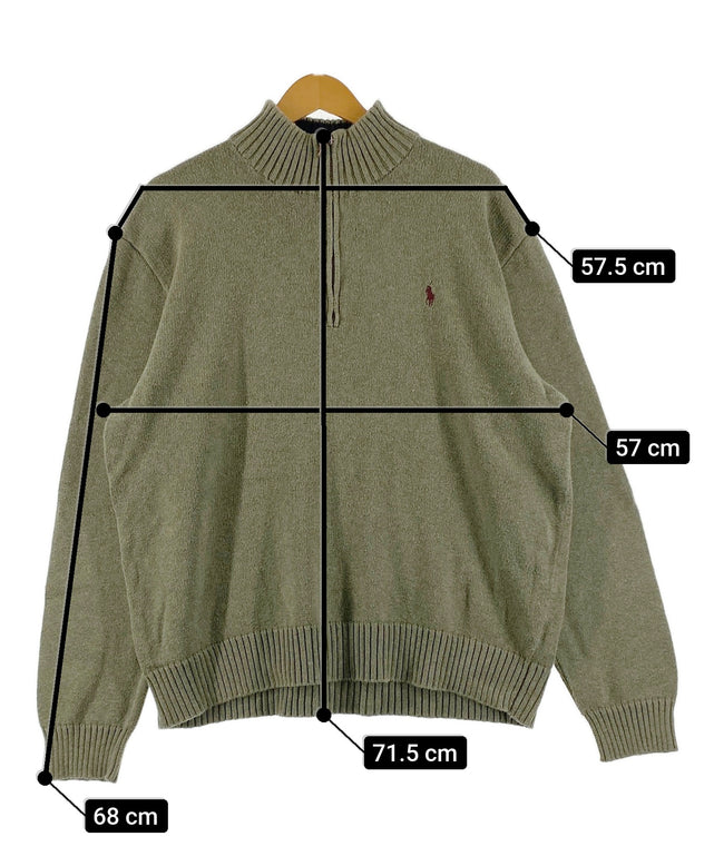 Ralph LaurenブランドハーフZIPニット