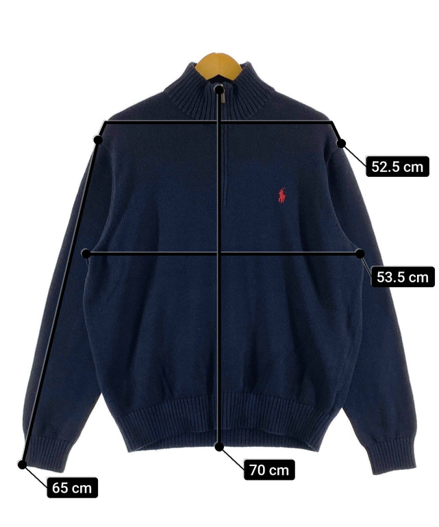 Ralph LaurenブランドハーフZIPニット
