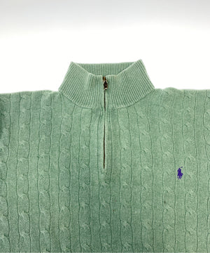 Ralph LaurenブランドハーフZIPニット