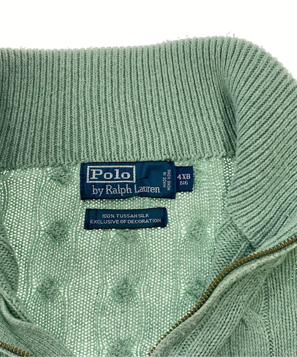 Ralph LaurenブランドハーフZIPニット