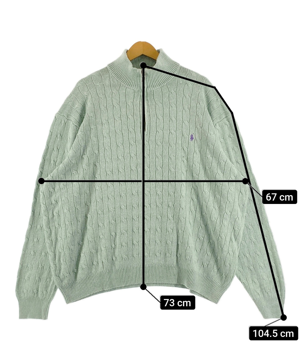 Ralph LaurenブランドハーフZIPニット