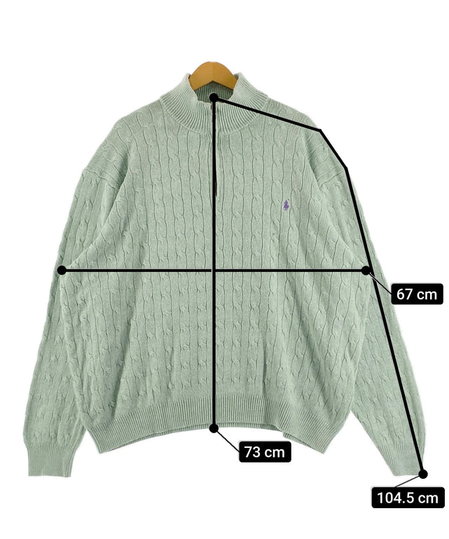 Ralph LaurenブランドハーフZIPニット