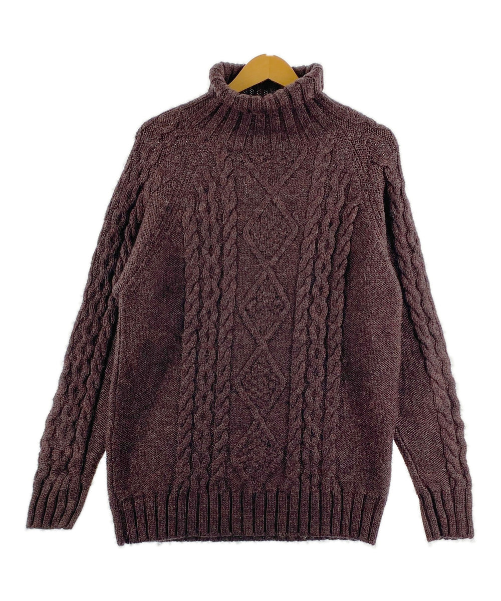 Wool Oversフィッシャーマンニット