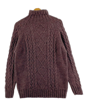 Wool Oversフィッシャーマンニット