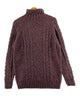 Wool Oversフィッシャーマンニット