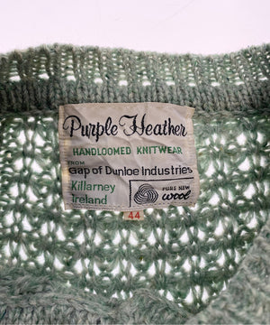 Purple Heatherフィッシャーマンニット