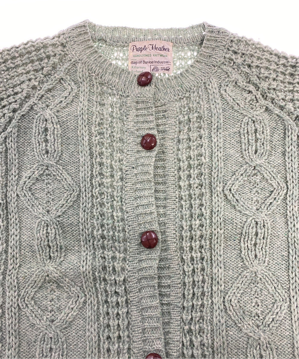 Purple Heatherフィッシャーマンニット