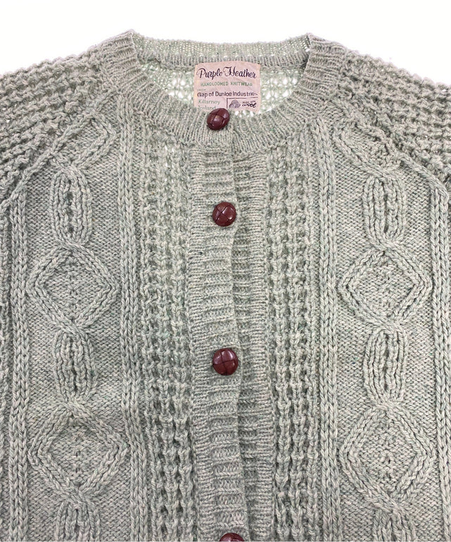 Purple Heatherフィッシャーマンニット