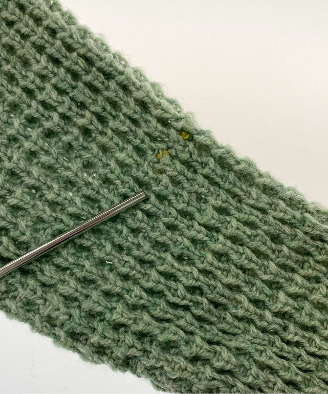 Purple Heatherフィッシャーマンニット