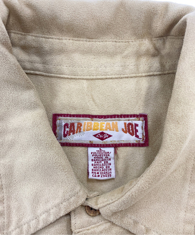 CARIBBEAN JOEフェイクスウェードシャツ