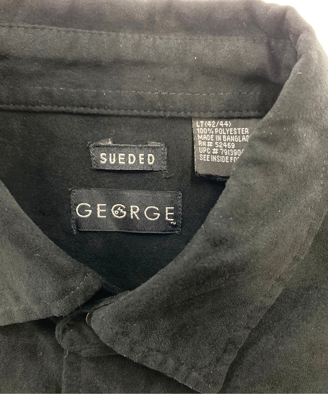 GEORGEフェイクスウェードシャツ