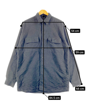 GEORGEフェイクスウェードシャツ