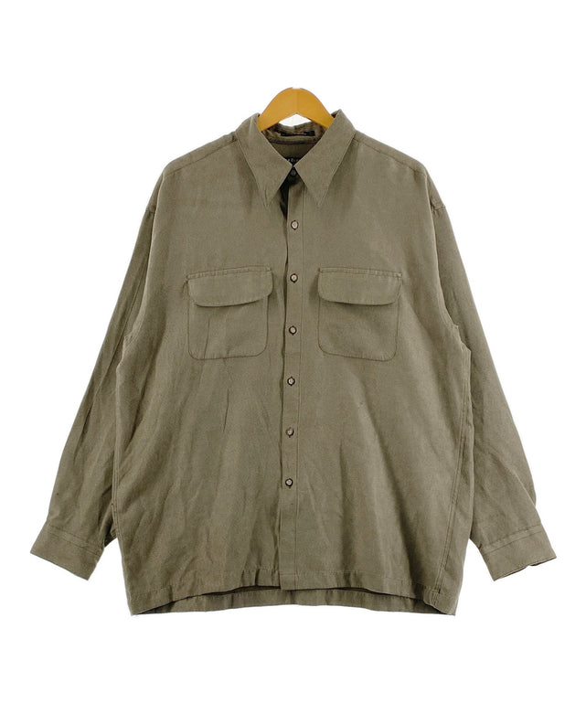 VAN HEUSENフェイクスウェードシャツ