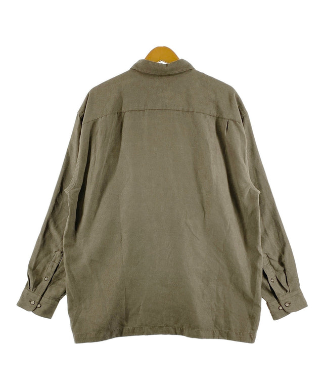 VAN HEUSENフェイクスウェードシャツ