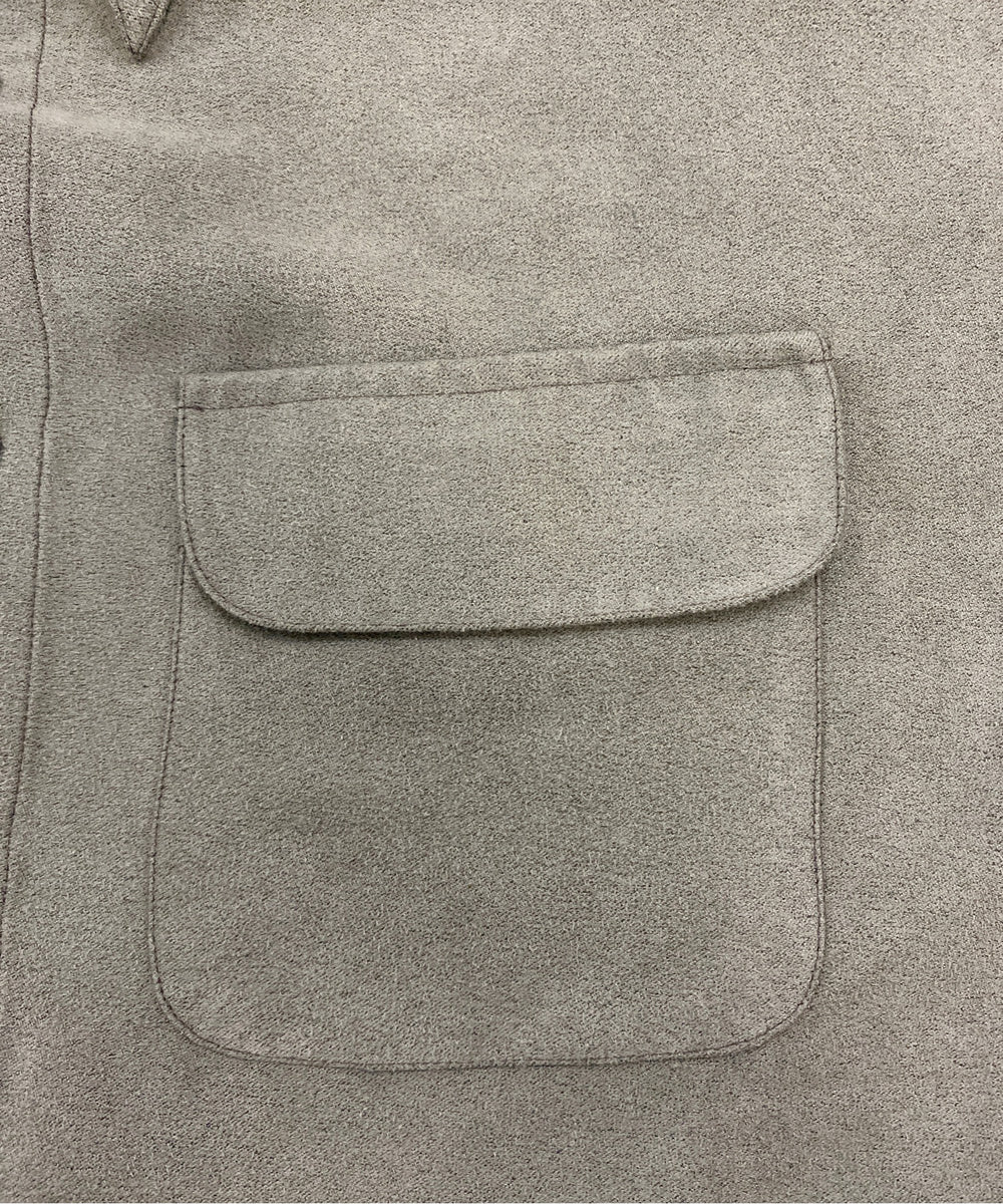 VAN HEUSENフェイクスウェードシャツ