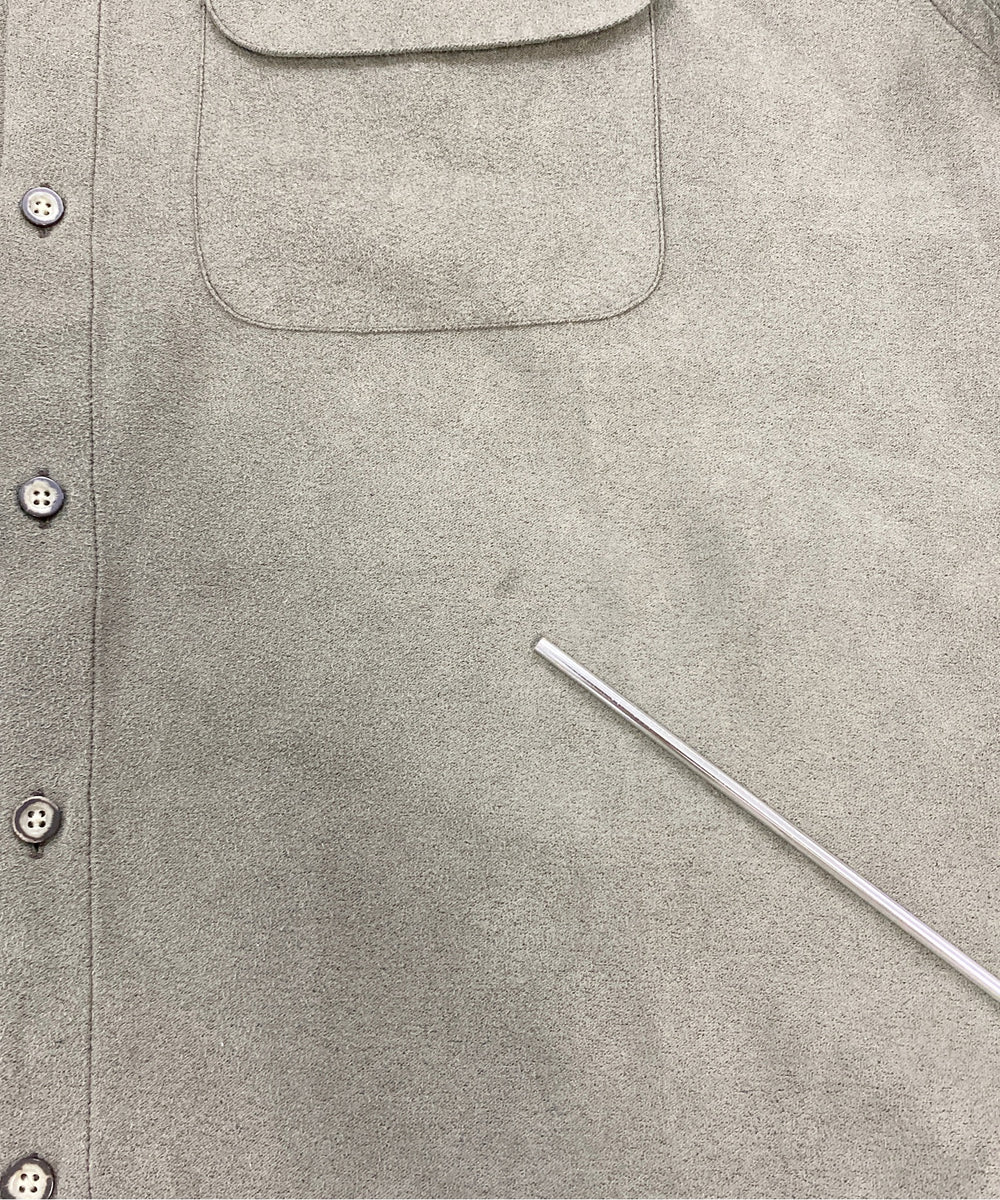 VAN HEUSENフェイクスウェードシャツ