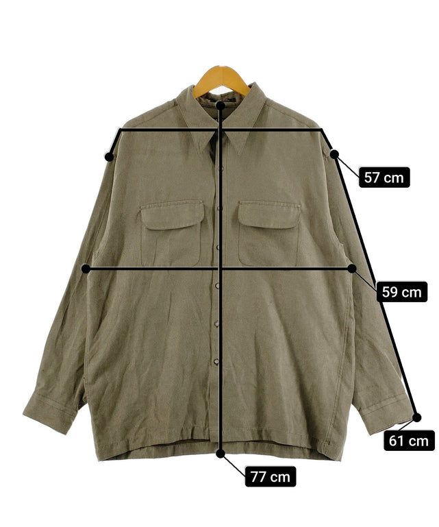 VAN HEUSENフェイクスウェードシャツ