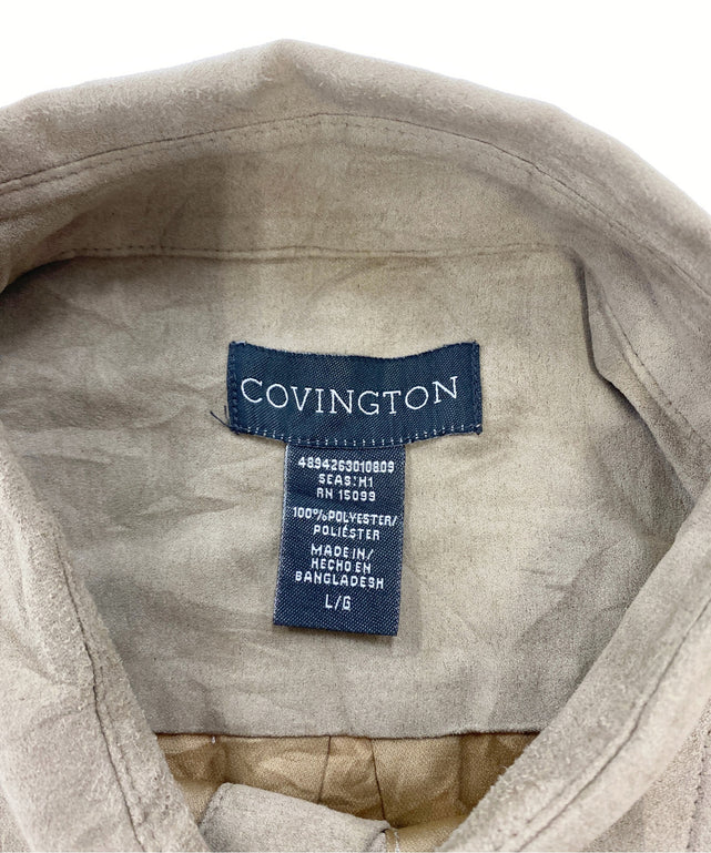 COVINGTONフェイクスウェードシャツ
