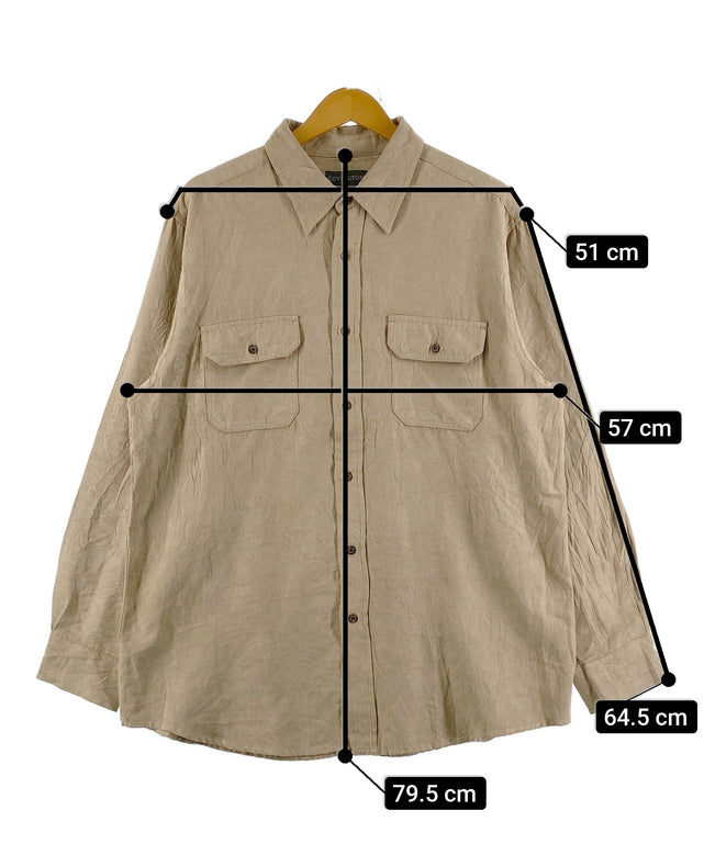 COVINGTONフェイクスウェードシャツ