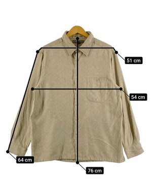 croft & barrowフェイクスウェードシャツ