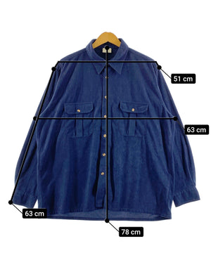 フェイクスウェードシャツ