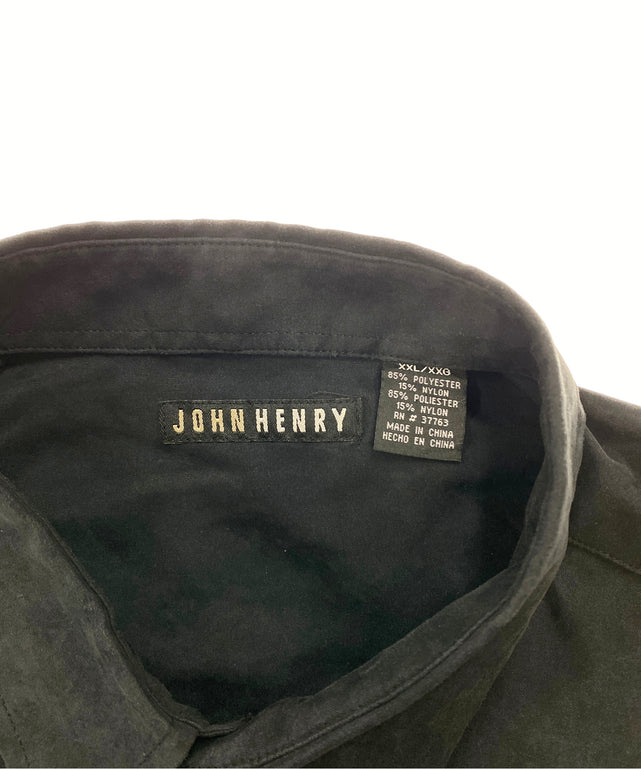 JOHN HENRYフェイクスウェードシャツ