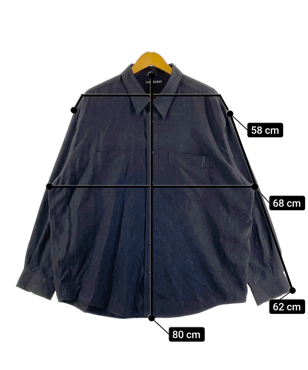 JOHN HENRYフェイクスウェードシャツ