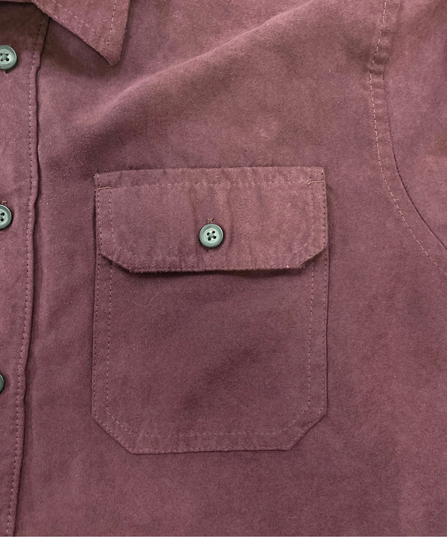 BASIC EDITIONSフェイクスウェードシャツ