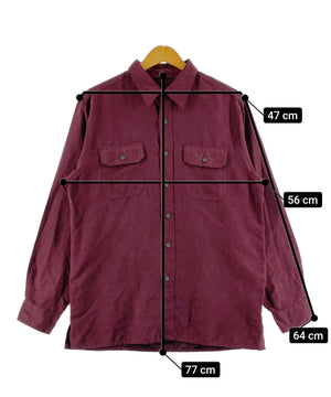 BASIC EDITIONSフェイクスウェードシャツ