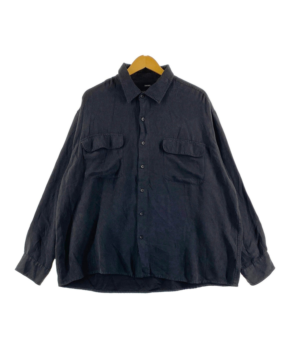 GEORGEフェイクスウェードシャツ