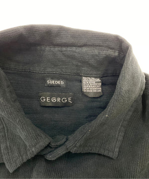 GEORGEフェイクスウェードシャツ