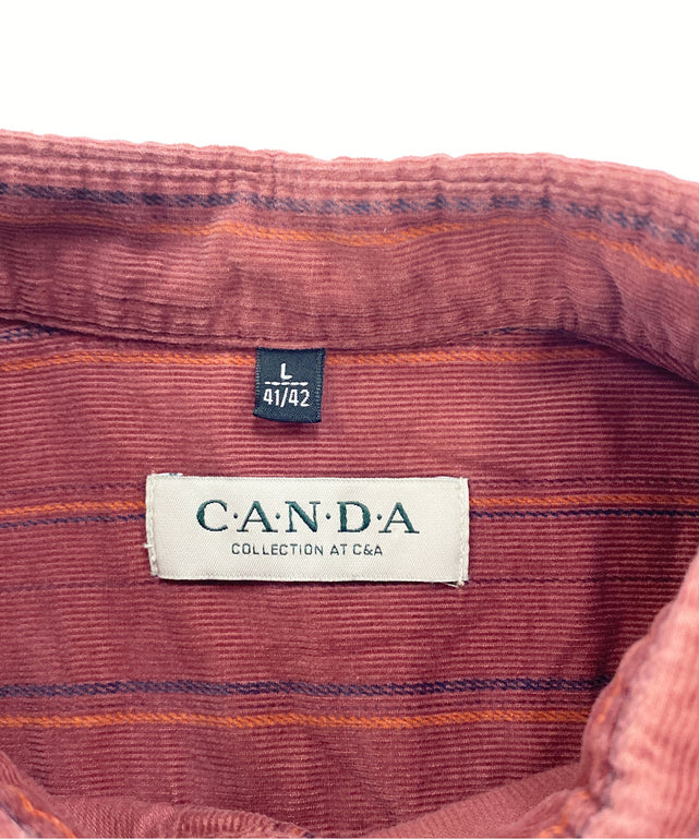 CANDAコーデュロイシャツ