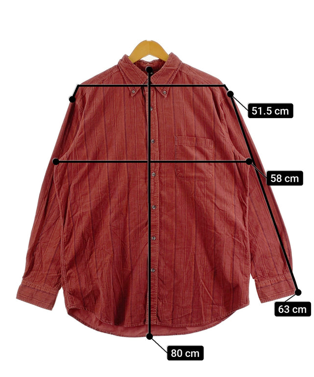 CANDAコーデュロイシャツ