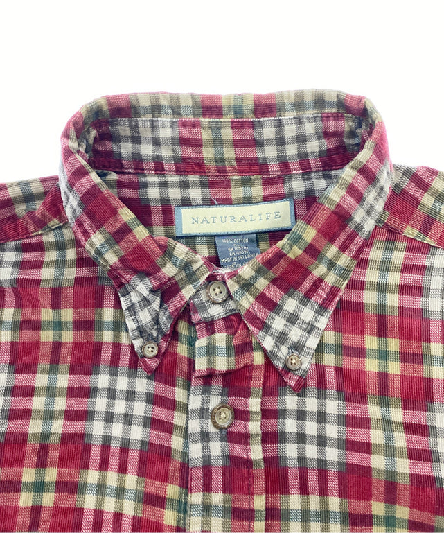 NATURALIFEコーデュロイシャツ