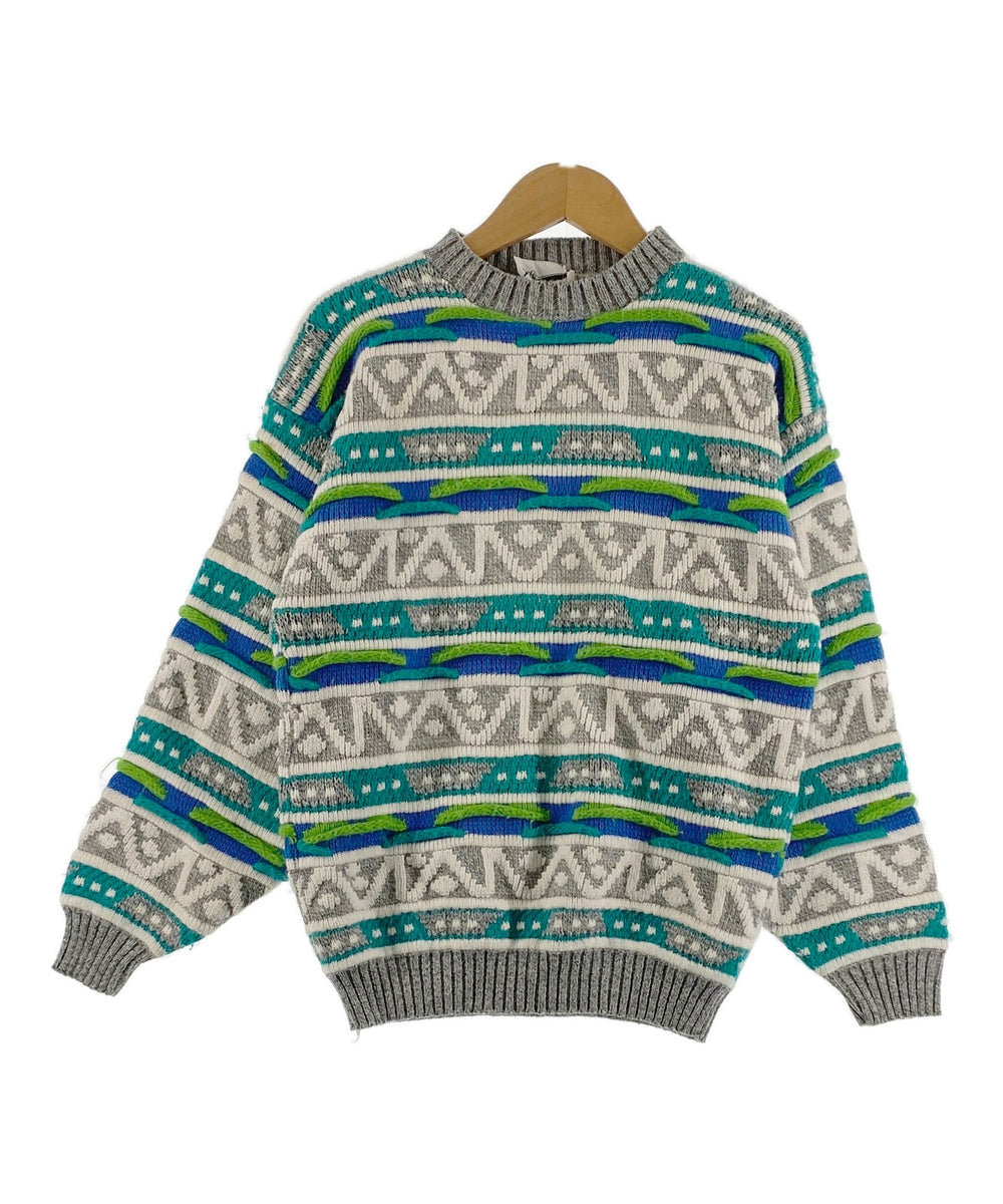 GROUND CONTROL総柄ニット