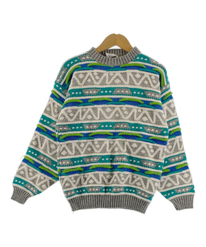 GROUND CONTROL総柄ニット