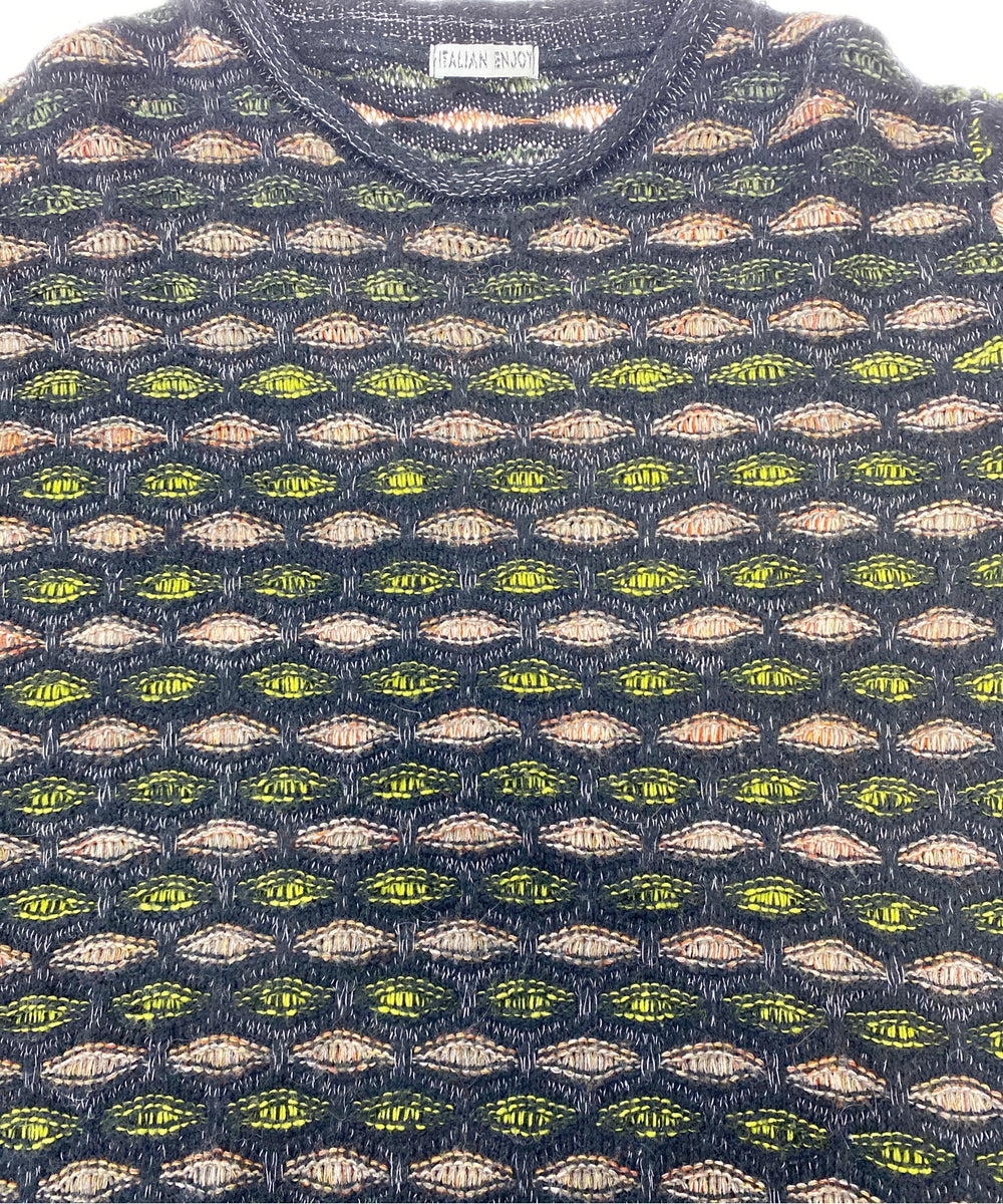 ITALIAN ENJOY総柄ニット