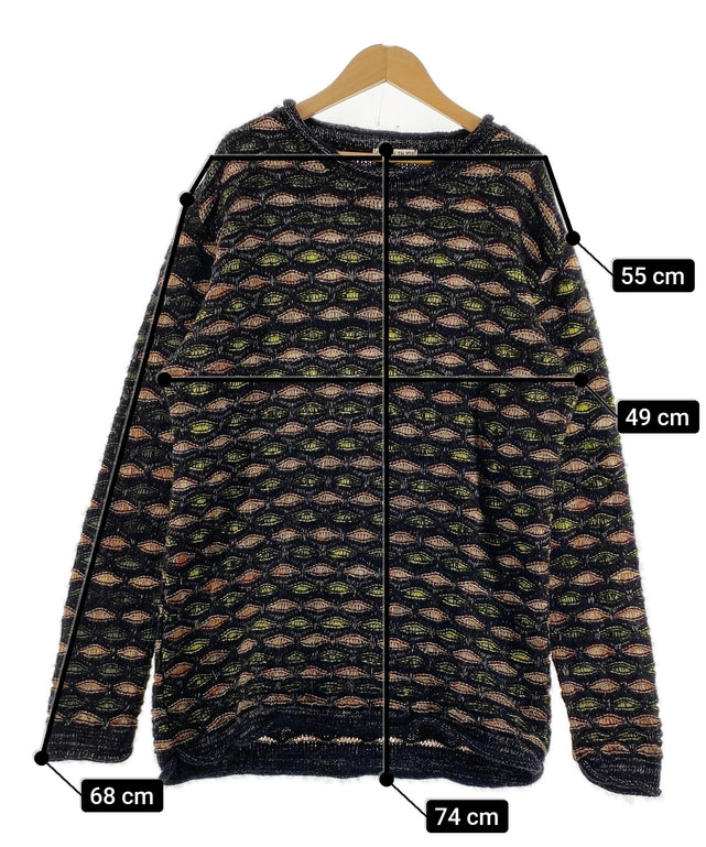 ITALIAN ENJOY総柄ニット