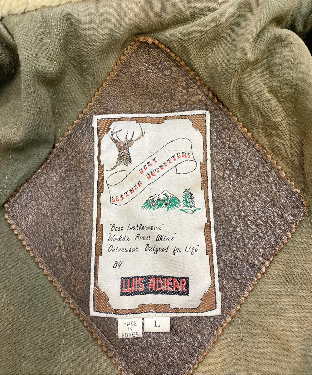 LUIS ALVEARレザージャケット